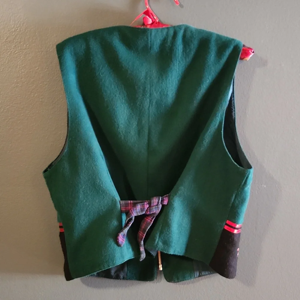 Karen Scott Heart Zip Up Vest Size L - Picture 3 of 3